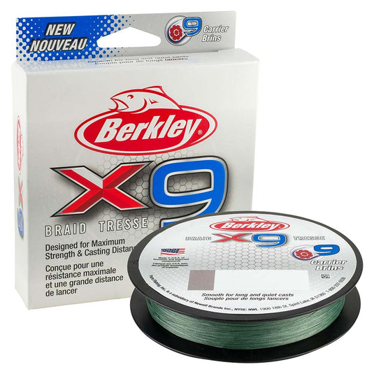 Berkley x9 Braid Low-Vis Green - 100lb - 164 yds - X9BFS100-22 [1486820]