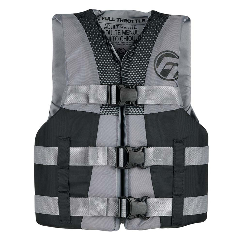 Load image into Gallery viewer, Full Throttle Teen Nylon Life Jacket - Grey/Black [112200-701-010-22]
