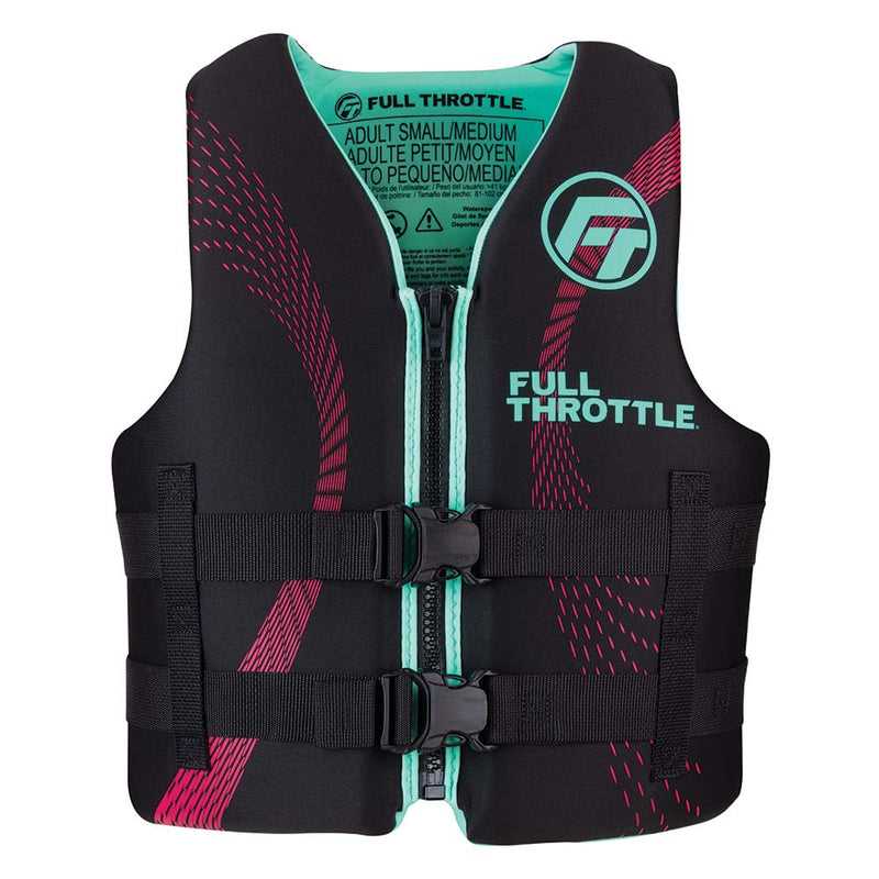 Load image into Gallery viewer, Full Throttle Adult Rapid-Dry Life Jacket - S/M - Aqua/Black [142100-505-030-22]
