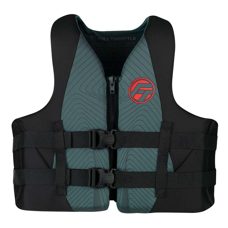 Load image into Gallery viewer, Full Throttle Adult Rapid-Dry Life Jacket - L/XL - Grey/Black [142100-701-050-22]
