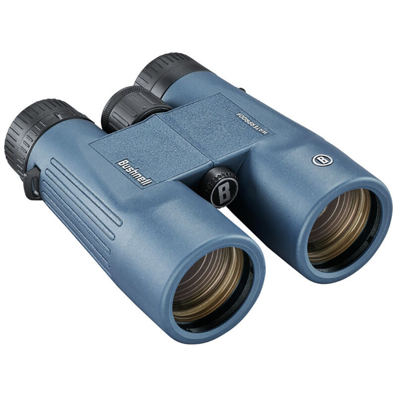 Load image into Gallery viewer, Bushnell 8x42mm H2O Binocular - Dark Blue Roof WP/FP Twist Up Eyecups [158042R]
