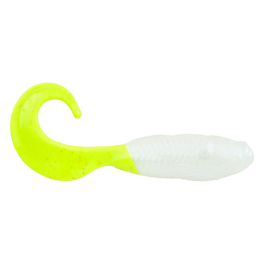 Berkley Gulp! Saltwater Swimming Mullet - 4" - Pearl White/Chartreuse [1519934]