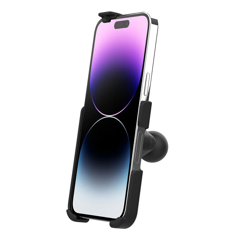 Load image into Gallery viewer, RAM Mount RAM Form-Fit Holder f/iPhone 13 Pro Max, 14 Plus  Pro Max w/Ball [RAM-HOL-AP39BU]
