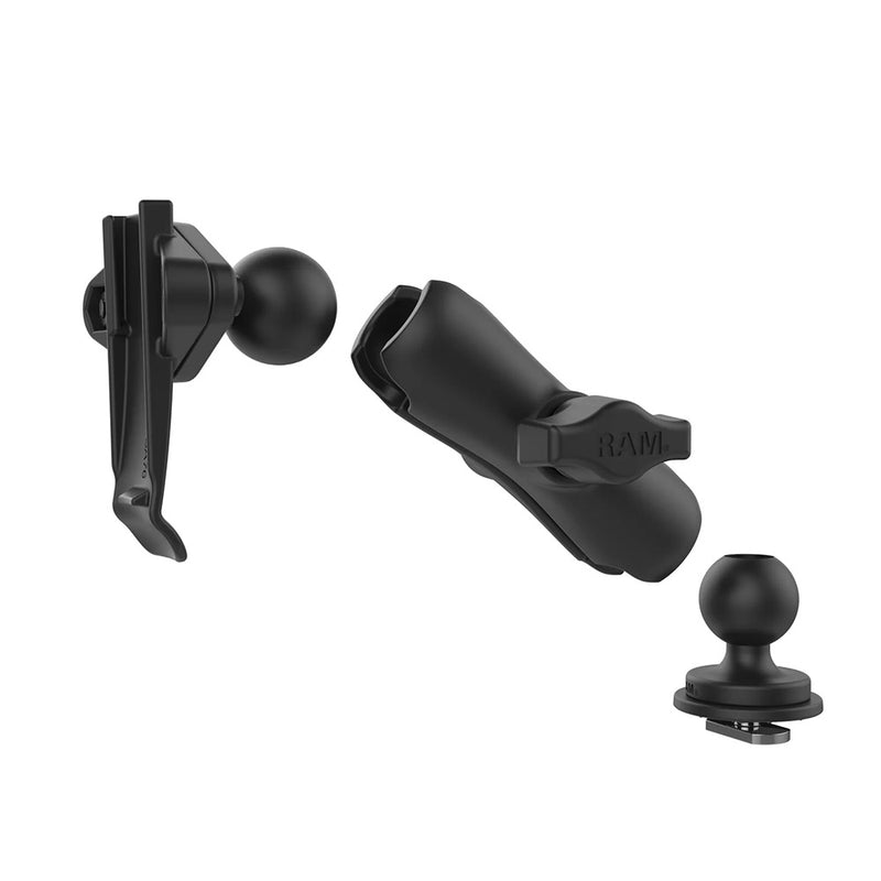 Load image into Gallery viewer, RAM Mount RAM Track Ball Double Ball Mount w/Garmin Spine Clip Holder [RAP-B-202-GA76-TRA1U]
