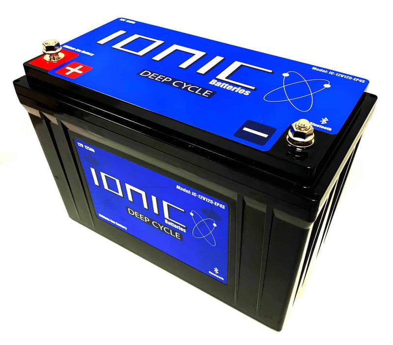 Load image into Gallery viewer, Ionic 12 Volt 125Ah Lithium Deep Cycle Battery
